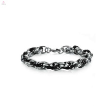 Pulsera de piel de serpiente de moda, brazalete magnético Pulsera magnética de titanio